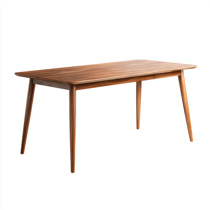 Mid-Century Modern Walnut Dining Table