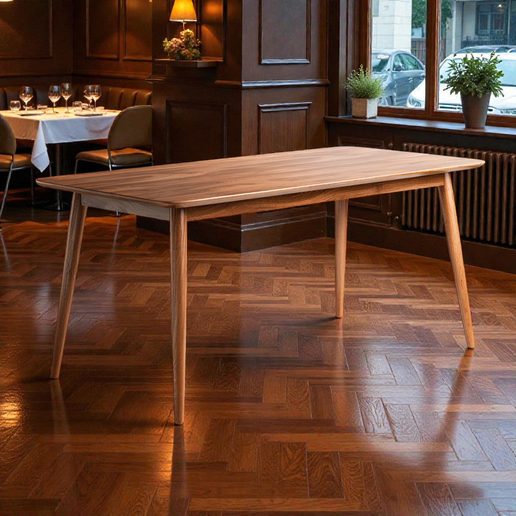 Mid-Century Modern Walnut Dining Table