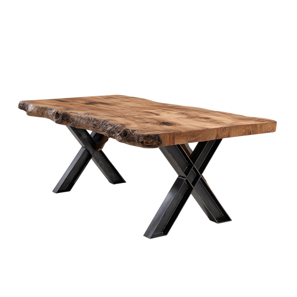 Live Edge Solid Wood Dining Table